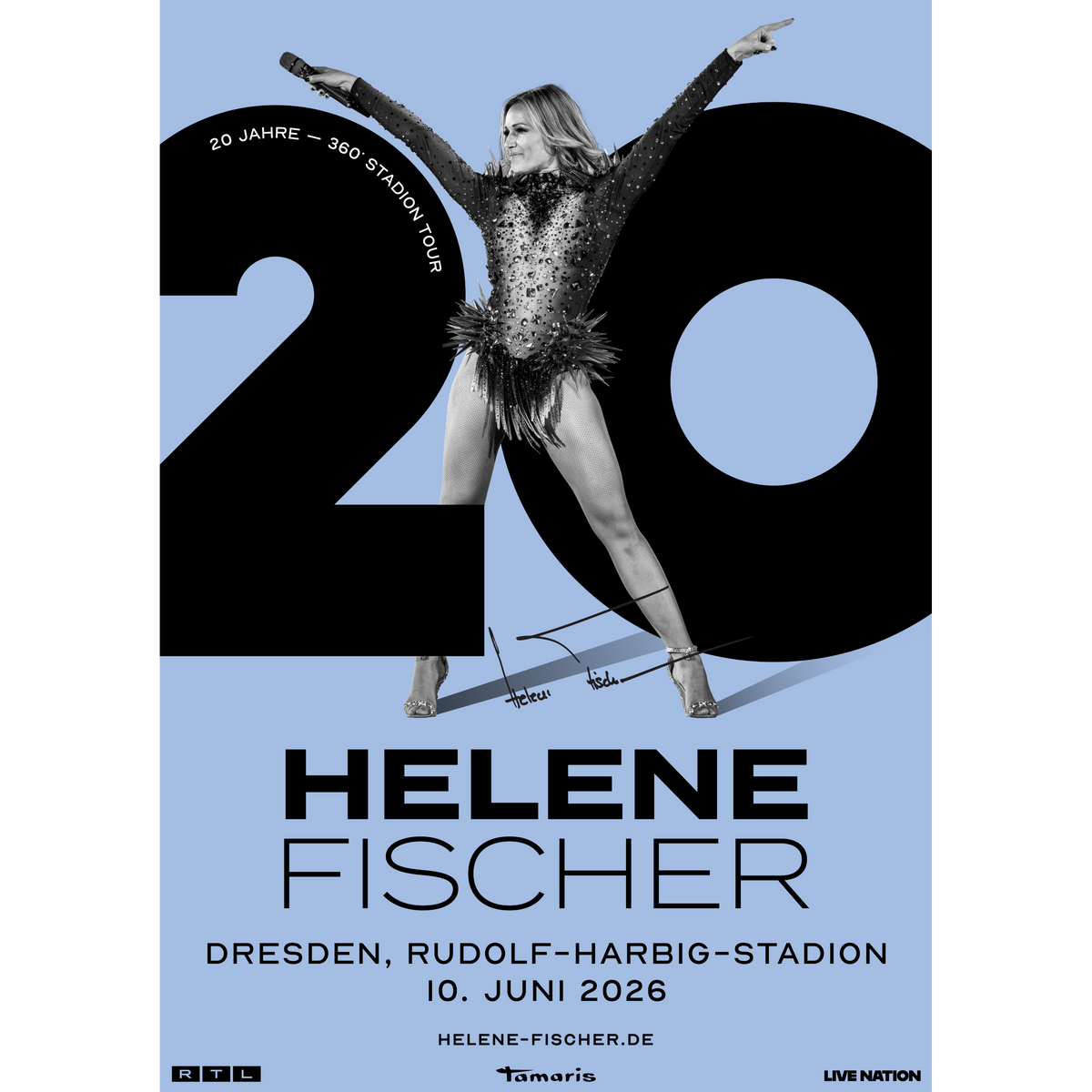 Helene Fischer WIR Ltd. 3CD Bundle-Sonderedition mit 1CD Album, 2CD Live und signiertem Tourplakat  von deinem Konzert der 360° Stadiontour 464429