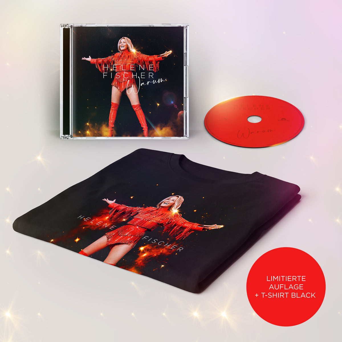 Helene Fischer Warum Ltd. Bundle: CD-Jewelcase und stylisches Helene Fischer T-Shirt 461043